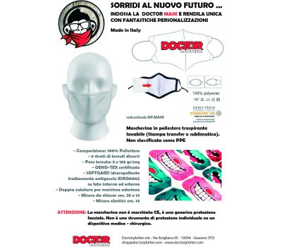 DP.MASK MASCHERINA 100% POLIESTERE DP.MASK MASCHERINA 100% POLIESTERE