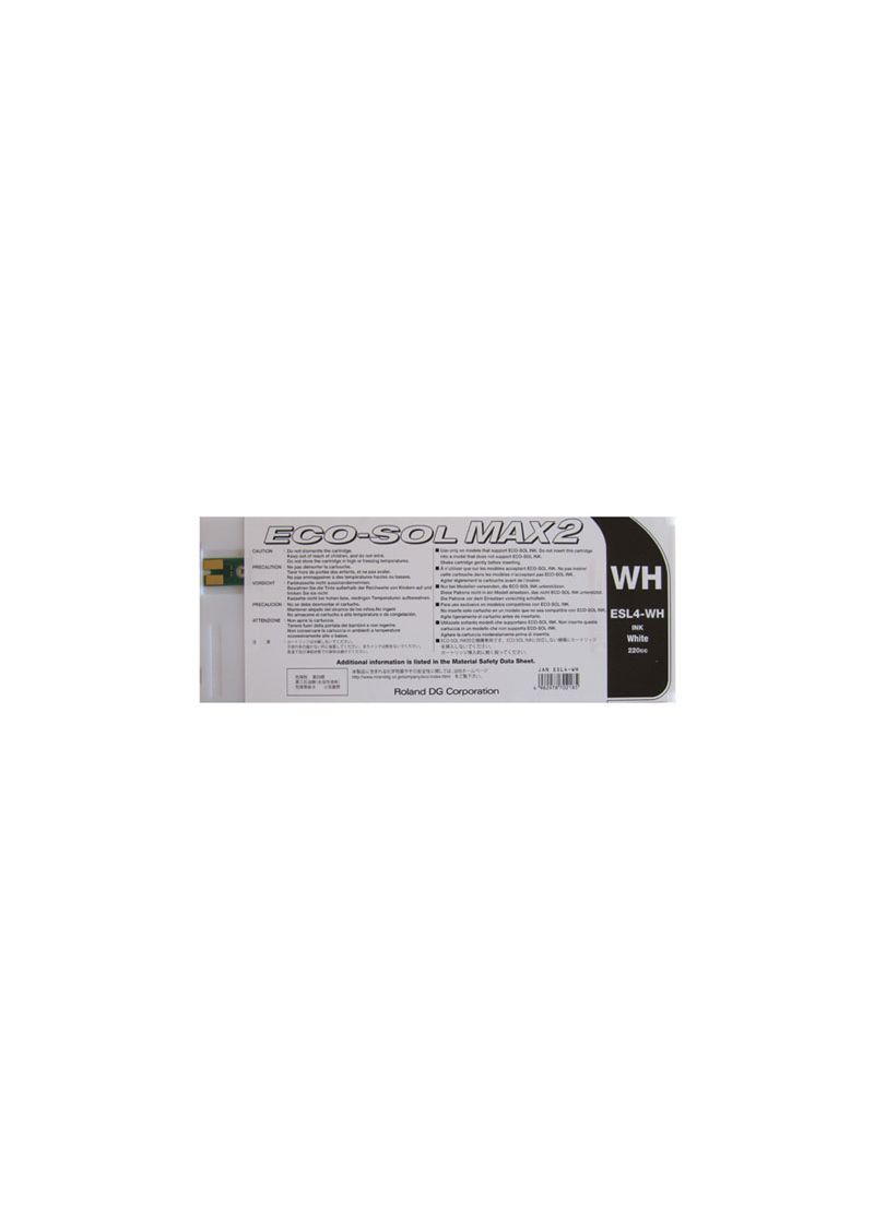 ROLAND ECOSOLMAX 2 220 CC WHITE ROLAND ECOSOLMAX 2 220 CC WHITE