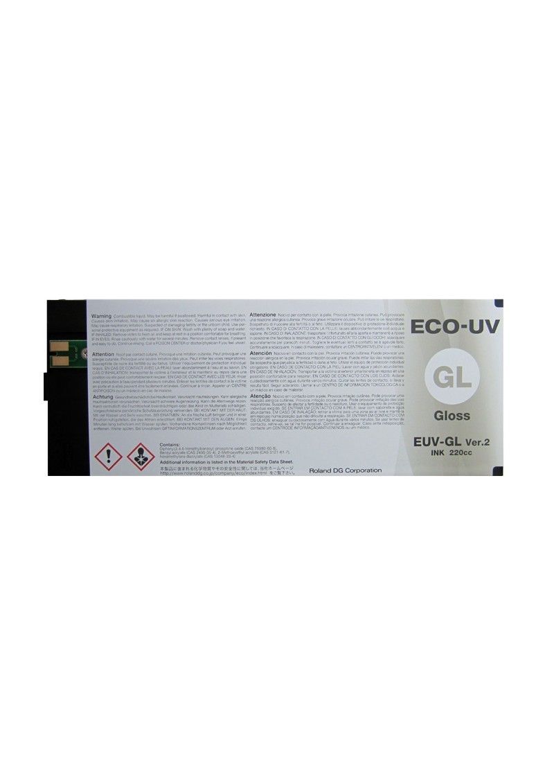 Cartuccia EUV Roland 220 cc GLOSS Cartuccia EUV Roland 220 cc GLOSS