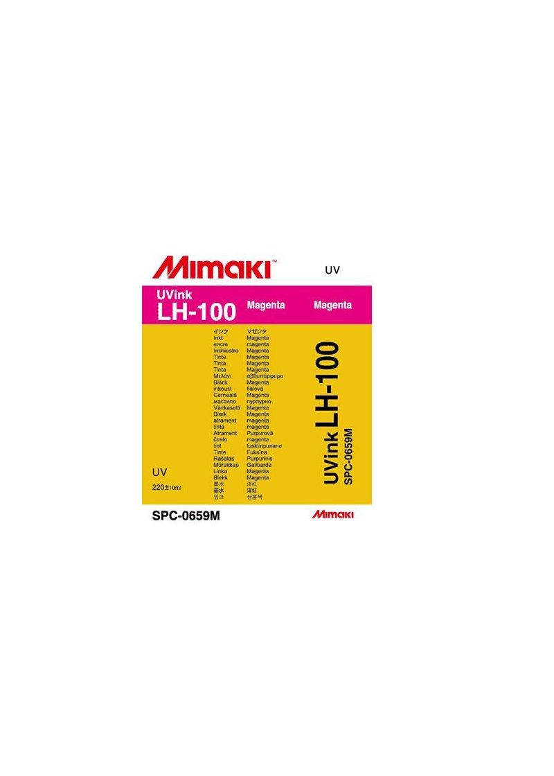 Inchiostro Mimaki UV LH-100 magenta cart. da 220ml Inchiostro Mimaki UV LH-100 magenta cart. da 220ml