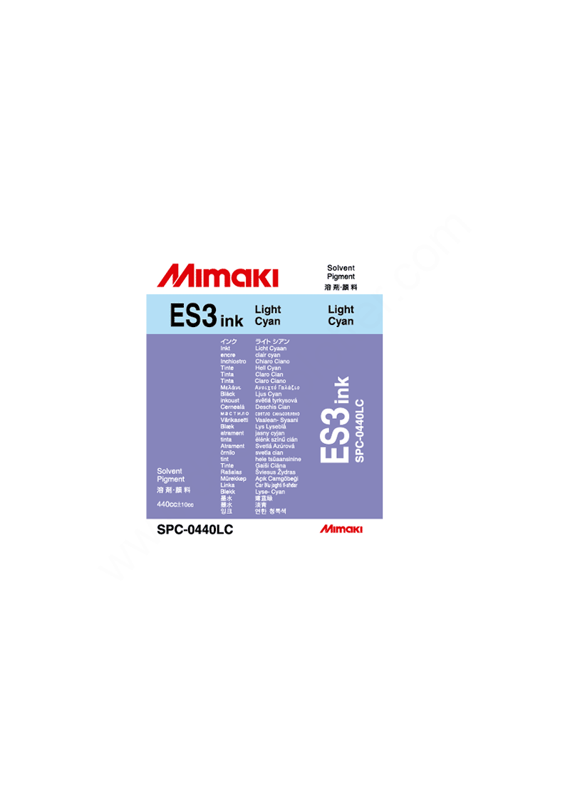 Inchiostro Mimaki ES3 Light Cyano Ecosolvent cartuccia 400ml Inchiostro Mimaki ES3 Light Cyano Ecosolvent cartuccia 400ml