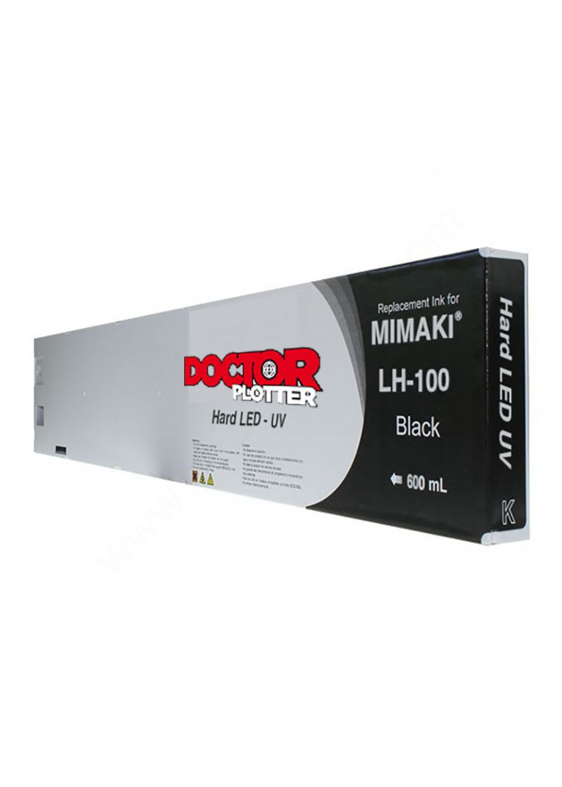 Cartuccia Doctorplotter inchiostro UV rigido LH-100 Mimaki Black 600 cc