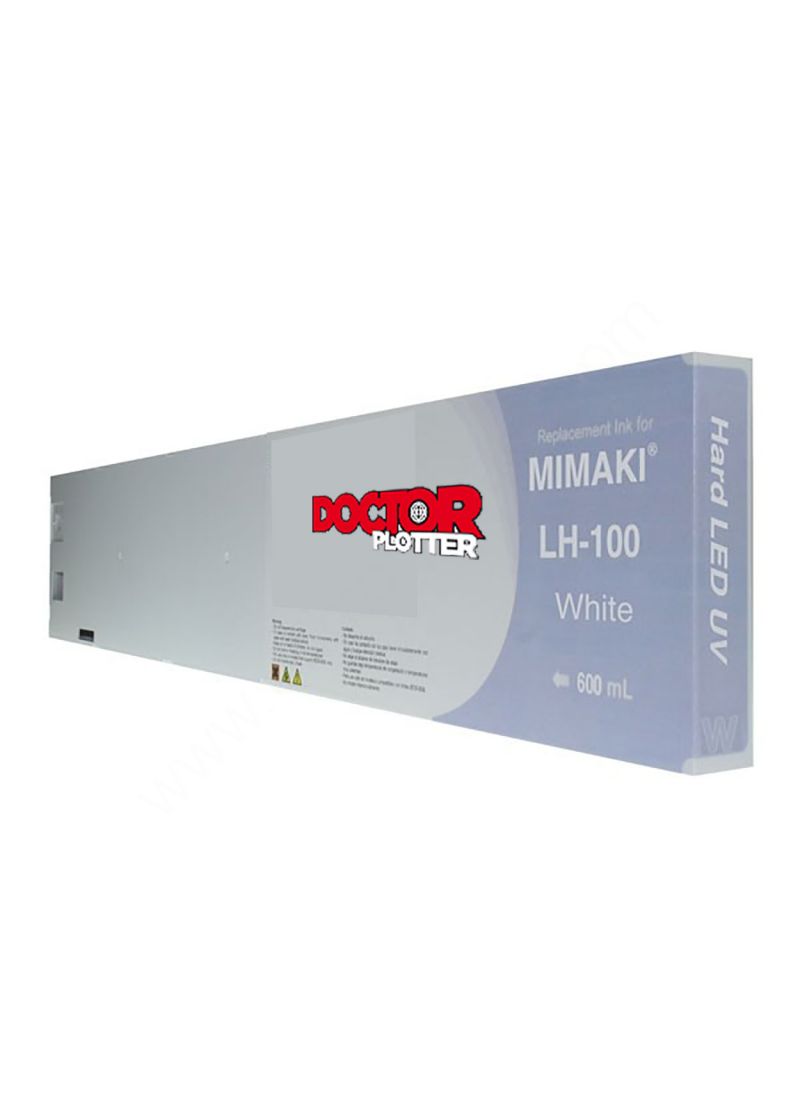 Cartuccia Doctorplotter inchiostro UV rigido LH-100 Mimaki White 600 cc