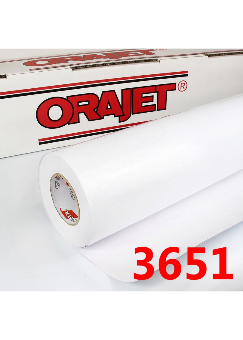 Orafol® Orajet® 3651 Bianco colla grigia Orafol® Orajet® 3651 Bianco colla grigia