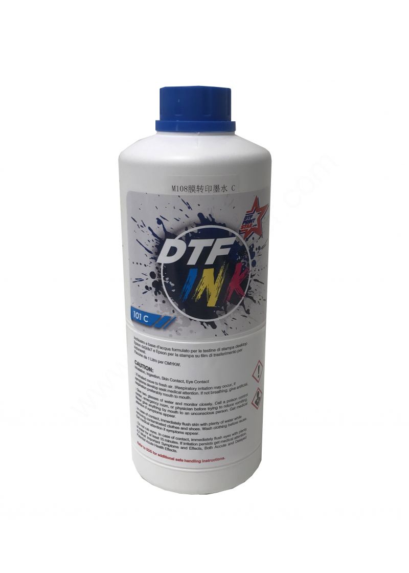 Inchiostro ad acqua DTF 1 LT. Cyano 101 Inchiostro ad acqua DTF 1 LT. Cyano 101