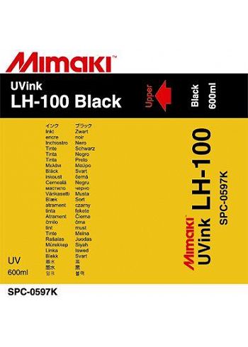 Inchiostro Mimaki LH-100 Uv Led Black sacca 600ml
