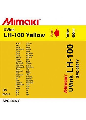 Inchiostro Mimaki LH-100 Uv Led Yellow sacca 600ml