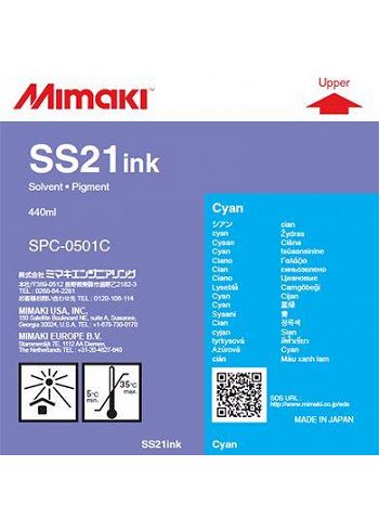 Inchiostro Mimaki SS21 Ciano solvent cartuccia 400ml
