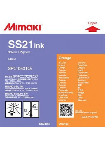 Inchiostro Mimaki SS21 Orange solvent cartuccia 400ml
