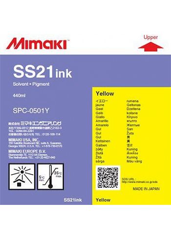 Inchiostro Mimaki SS21 Yellow solvent cartuccia 400ml