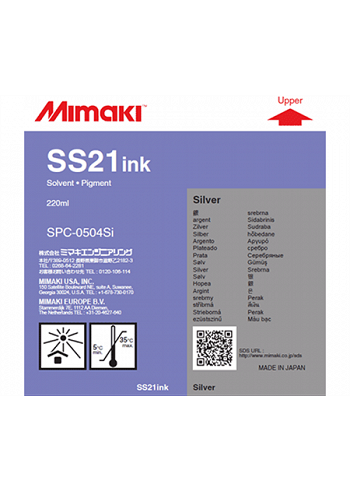 Inchiostro Mimaki SS21 Argento solvent cartuccia 220ml