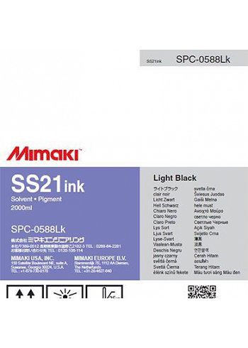 Inchiostro Mimaki SS21 Light Black solvent sacca 2lt