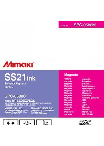 Inchiostro Mimaki SS21 Magenta solvent sacca 2lt