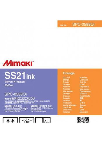 Inchiostro Mimaki SS21 Orange solvent sacca 2lt