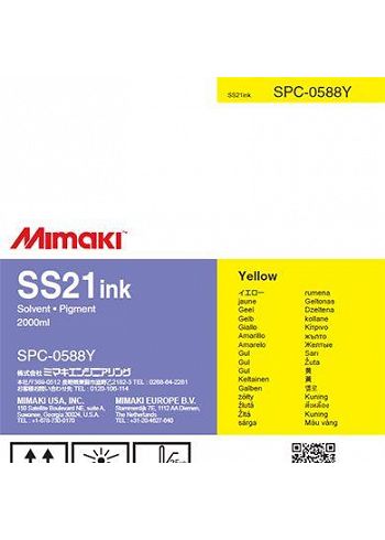 Inchiostro Mimaki SS21 Yellow solvent sacca 2lt