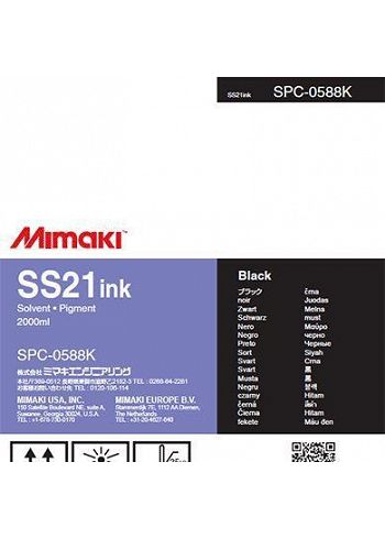 Inchiostro Mimaki SS21 Black solvent sacca 2lt