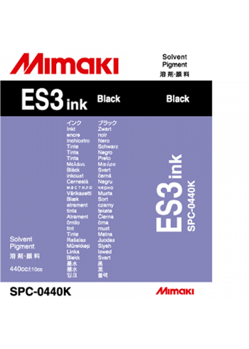 Inchiostro Mimaki ES3 Black Ecosolvent cartuccia 400ml