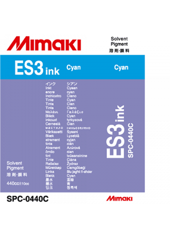 Inchiostro Mimaki ES3 Cyano Ecosolvent cartuccia 400ml