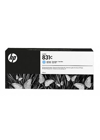 HP 831C Cartuccia Latex 775ml Light Cyano