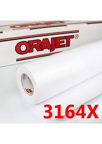 Orafol® Orajet® 3164X Bianco Permanente Retro Grigio