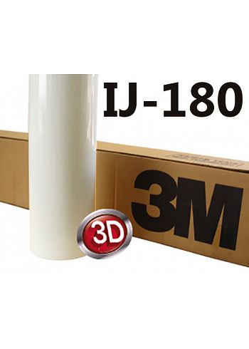 3M IJ 180C-10 Bianco Lucido 50 µm Colla Grigia micro Comply™-Controltac™